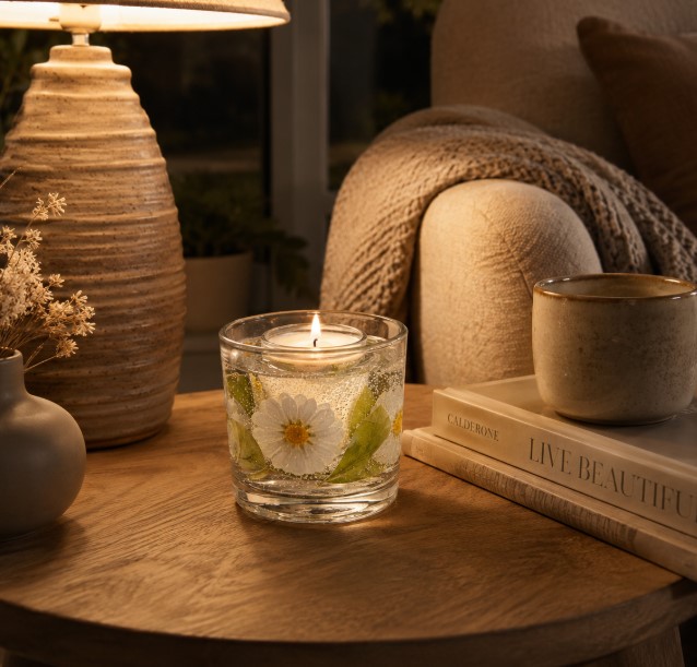 Vela decorativa aromática de Margarida