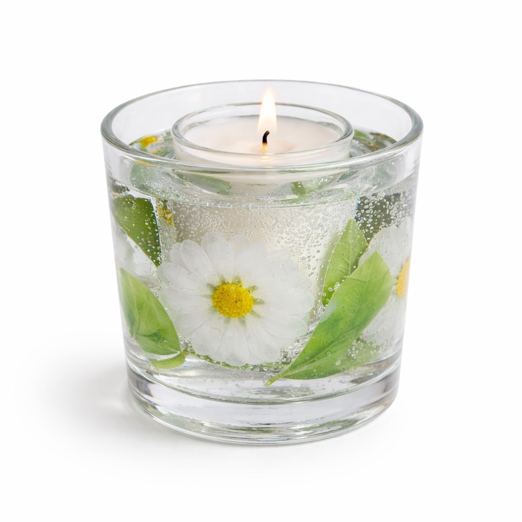 Vela Aromática de Margarida artesanal Lameirart