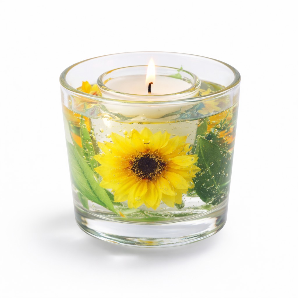 Vela Aromática de Girassol artesanal Lameirart