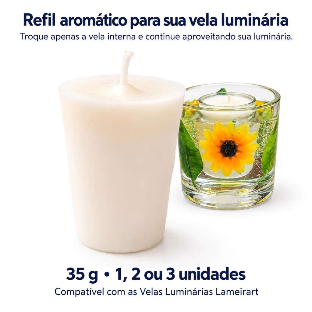 Refil Aromático para Vela Luminária Lameirart 35g