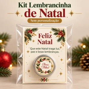 vela natal kit lembrança